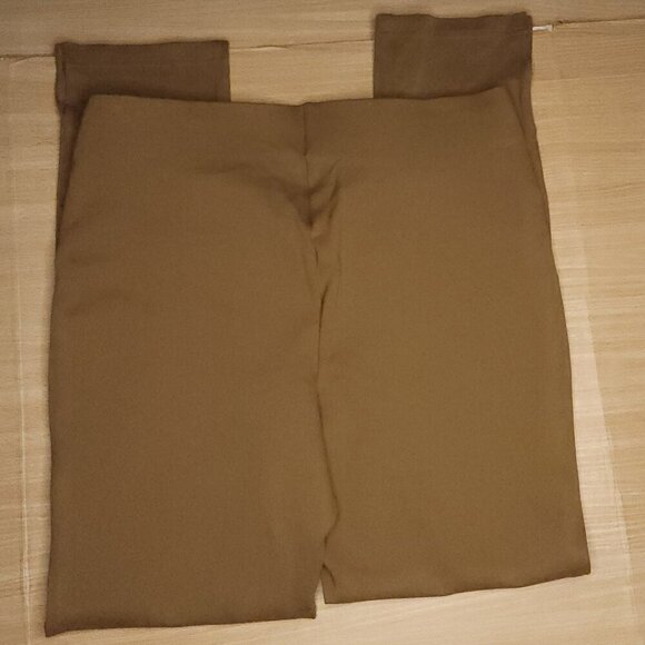 Rafaella Tan Elastic Waist Slim Knit Pants Medium - Picture 2 of 8